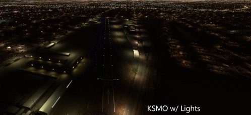 Southern California Airport Night Lighting