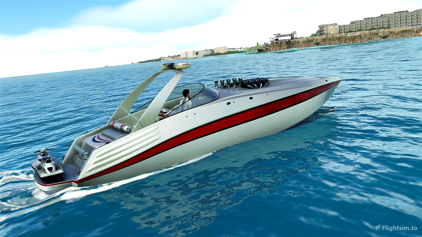 Speedboat and Luxury Yacht