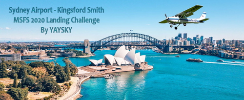 Sydney Airport Landing Challenge - Cessna 152