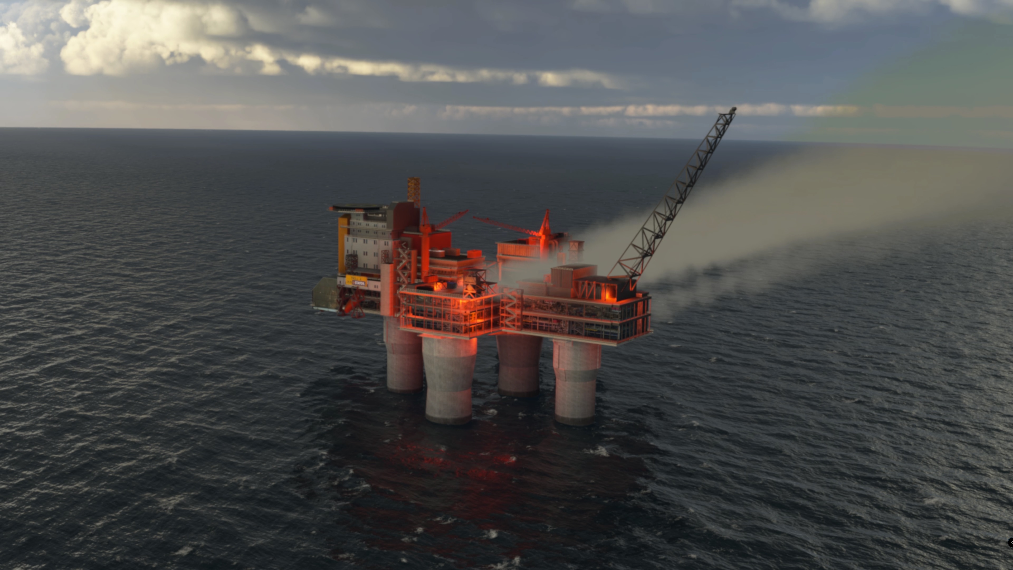  LANDABLE! Troll A gas platform offshore accident + Helipad - Image 2