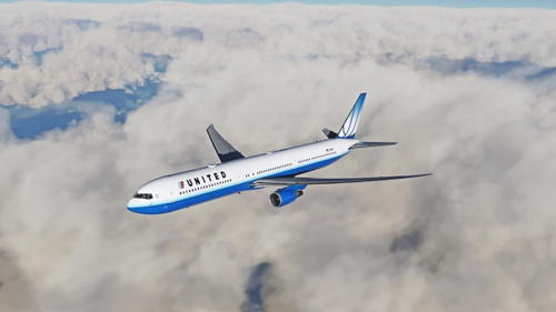 United Airlines (Blue Tulip) [8K] - CS 767-400