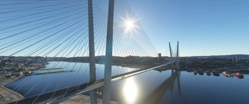 Vladivostok bridges and landmarks