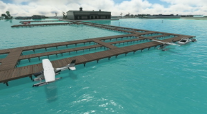 VRSB Male Seaplane Base, next to Velana Airport, Maldives. (New) thumbnail 1