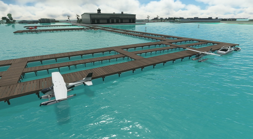 VRSB Male Seaplane Base, next to Velana Airport, Maldives. (New)