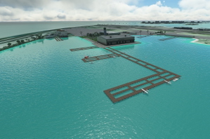 VRSB Male Seaplane Base, next to Velana Airport, Maldives. (New) thumbnail 3