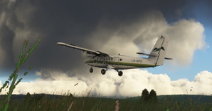 Widerøe "1990 livery" DHC-6-300WP Twin Otter thumbnail 6