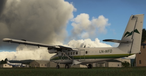 Widerøe "1990 livery" DHC-6-300WP Twin Otter thumbnail 4