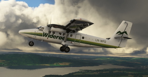 Widerøe "1990 livery" DHC-6-300WP Twin Otter thumbnail 9
