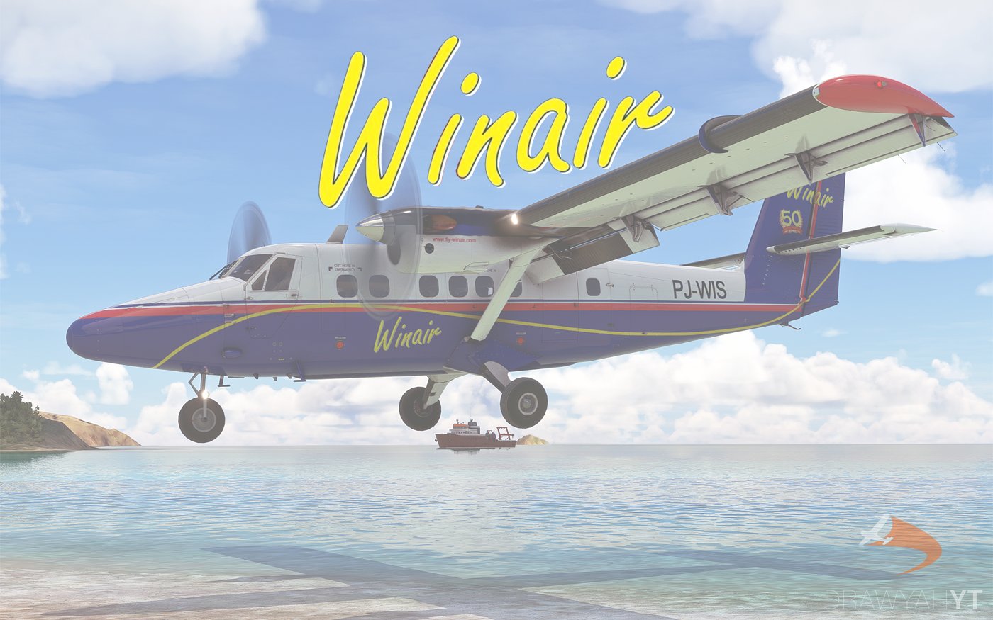 Winair DHC-6-300 Twin Otter Livery - Image 2