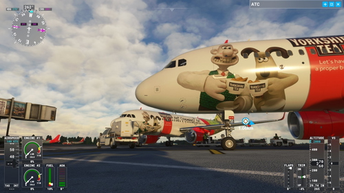 Yorkshire Tea Wallace & Grommit A320NX