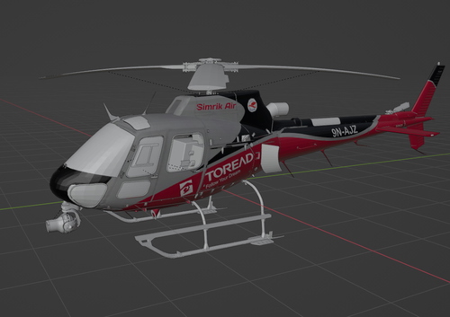 (8K) RSP H125 9N-AJZ Alpine Air Amulance Normal & HEMS interior Kathmandu Lukla Helicopter
