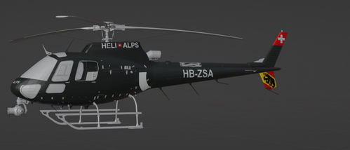 (8K) RSP H125 HB-ZSA Alpine Air Amulance Normal & HEMS interior Heli Alpes 
