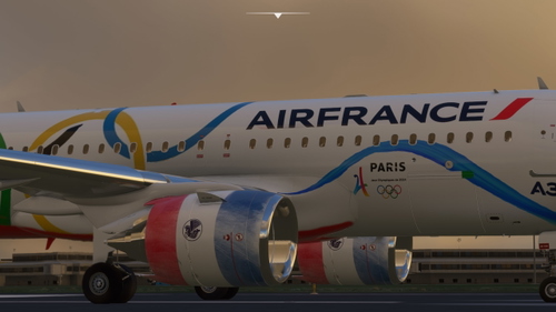 [A32nx] Air France Paris 2024 | 8K
