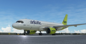 [A32NX] airBaltic (new livery) [8K Fictional] thumbnail 5