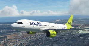[A32NX] airBaltic (new livery) [8K Fictional] thumbnail 2