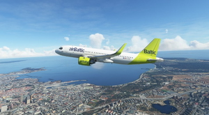 [A32NX] airBaltic (new livery) [8K Fictional] thumbnail 1