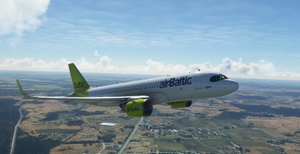 [A32NX] airBaltic (new livery) [8K Fictional] thumbnail 3
