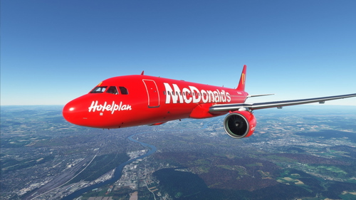 A32NX Crossair McDonald´s (HB-IUH)
