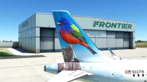 A32NX Frontier Airlines(Georgia The Painted Bunting)[N317FR]8K