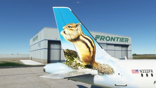 A32NX Frontier Airlines(Hazel The Chipmunk)[N332FR]8K
