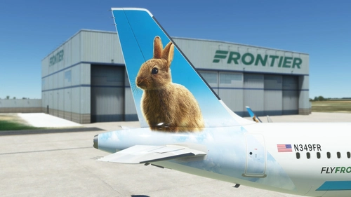 A32NX Frontier Airlines(Hops The Rabbit)[N349FR]8K
