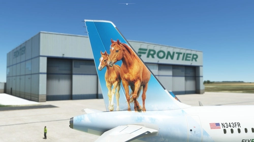 A32NX Frontier Airlines(Meadow & West The Horses)[N343FR]8K