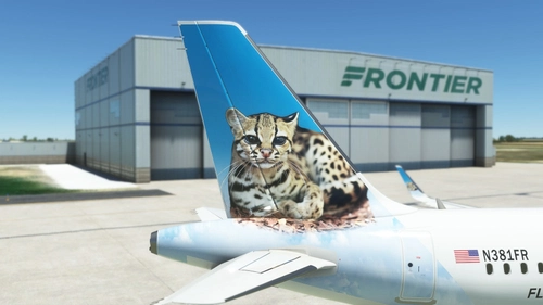 A32NX Frontier Airlines(Monte The Margay Cat)[N381FR]8K