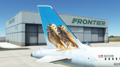 A32NX Frontier Airlines(Parish & Daisy The Burrowing Owls)[N371FR]8K