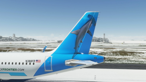 A32NX Frontier Airlines(Rocket The Hammerhead Shark)[N388FR] 8K
