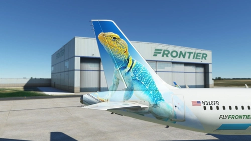 A32NX Frontier Airlines(Sunny The Collared Lizard)[N310FR] 8K