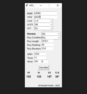 A32NX Performance Tool [FLEX Calculator - Automatic][Simbrief] thumbnail 8
