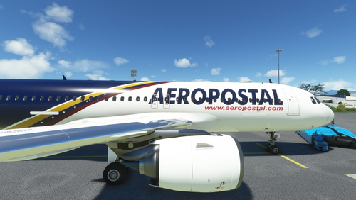 [A32NX] Aeropostal - 8k - Fictional livery