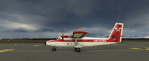 Aerosoft DHC-6-300WP Twin Otter F-BOOH "Air Alpes 1971-Tour de France"
