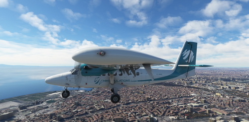 Aerosoft DHC-6 Twin Otter Wheels Pax in MM Simulations livery