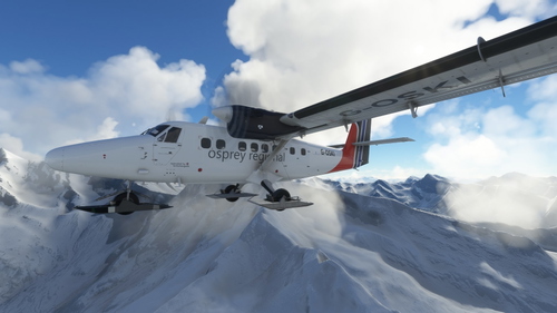 Aerosoft DHC6-300 Ski Pax Twin Otter Osprey Regional