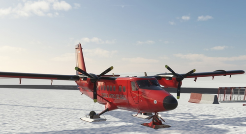 Aerosoft Twin Otter Fuerza Aéra de Chile - 933 (Ski Cargo)
