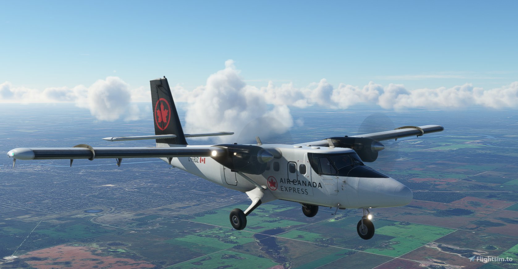 Air Canada Express - DHC-6-300 Twin Otter (Wheels Pax) for