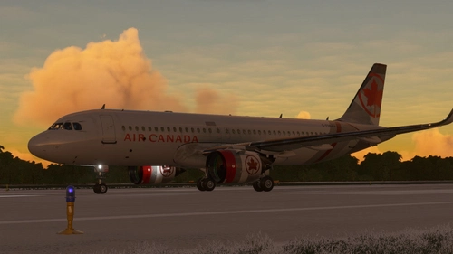 Air Canada Grayback Livery (Dirty) - Asobo A320neo