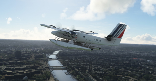 Air france "2021 livery" "BIscarrosse" DHC-6-300FLP Twin Otter
