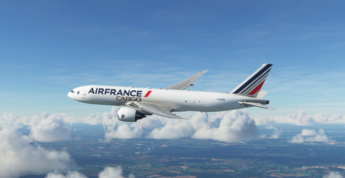 Air France "F-GUOB" "2021 livery" CaptainSim 777-200F