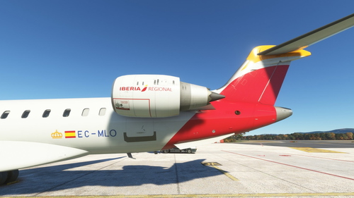 Air Nostrum CRJ1000 "Illas Cíes objetivo patrimonio de la Humanidad" EC-MLO and EC-MRI PACK 