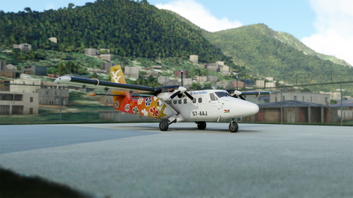 Air Seychelles Desroches DH6 300 Wheels Pax Twin Otter 8K (S7-AAJ)