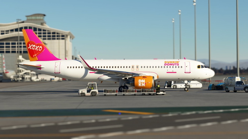 Airbus A32NX Dunkin' Donuts | Valentines Day [8K]