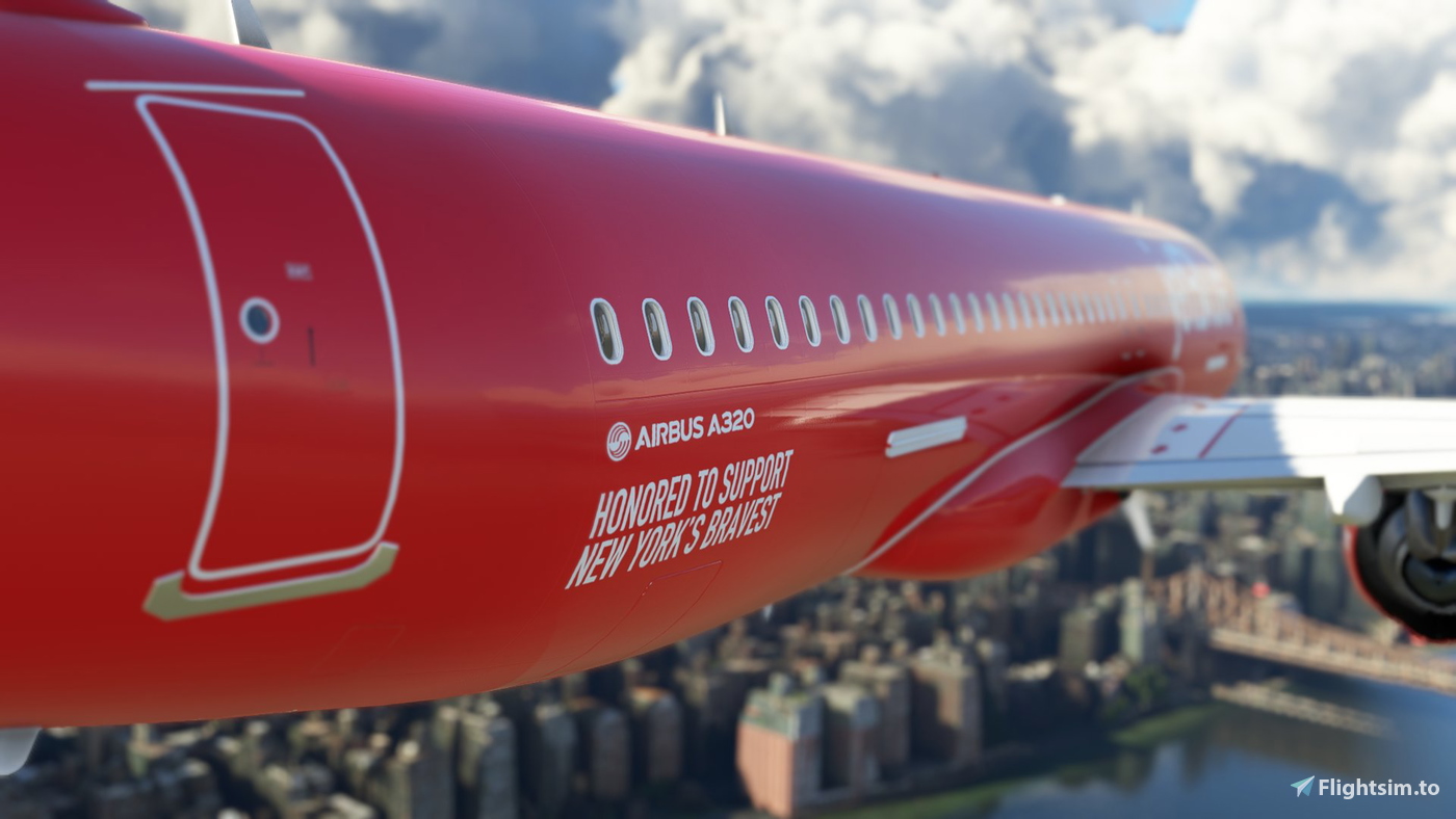 Airbus A32NX JetBlue Blue Bravest [FDNY] [8K] för Microsoft Flight ...