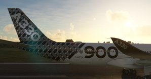 Airbus Industries "Carbon livery" Headwind A330-900 thumbnail 3