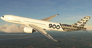 Airbus Industries "Carbon livery" Headwind A330-900 thumbnail 14