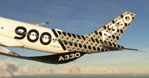 Airbus Industries "Carbon livery" Headwind A330-900 thumbnail 13