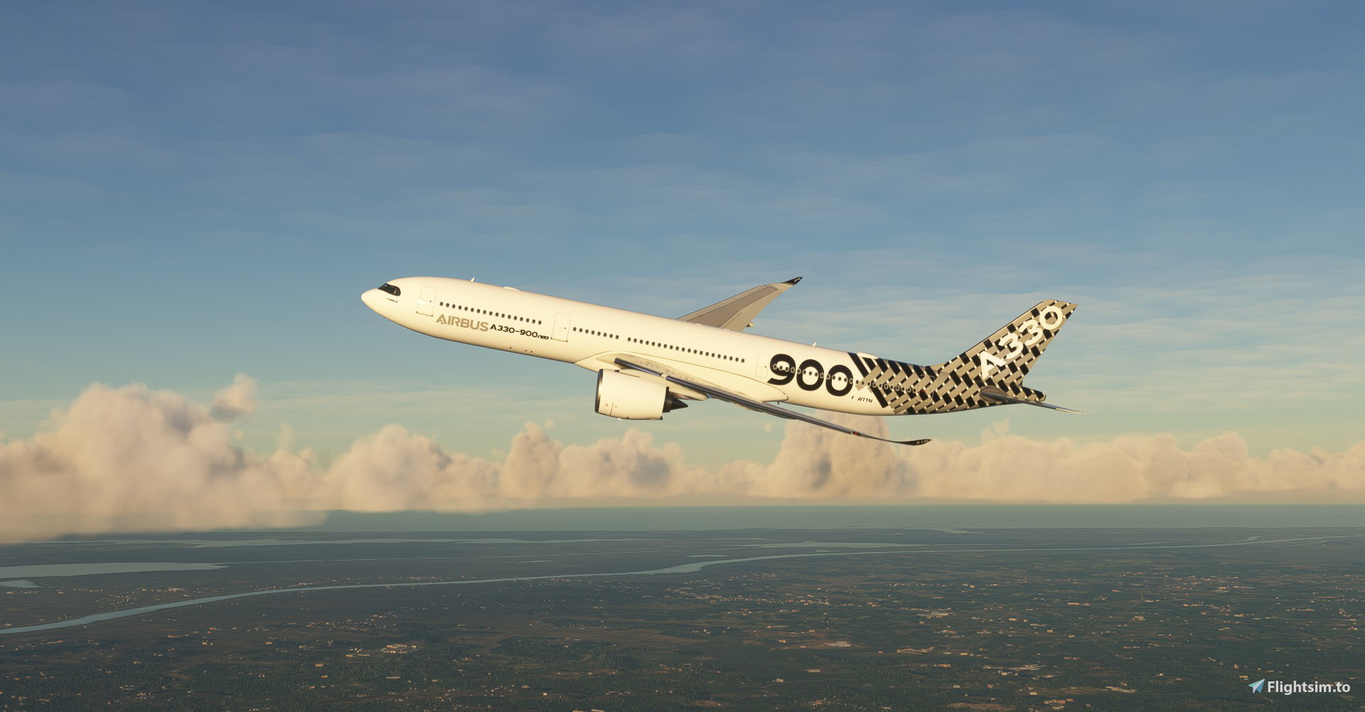 Airbus Industries "Carbon livery" Headwind A330-900 - Image 1