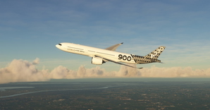 Airbus Industries "Carbon livery" Headwind A330-900 thumbnail 1