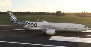 Airbus Industries "Carbon livery" Headwind A330-900 thumbnail 2
